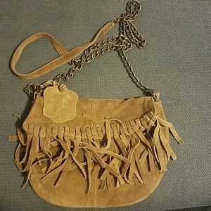 Suede Brown Small Bag